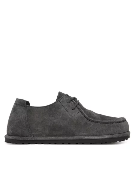Кружевные туфли Birkenstock серые