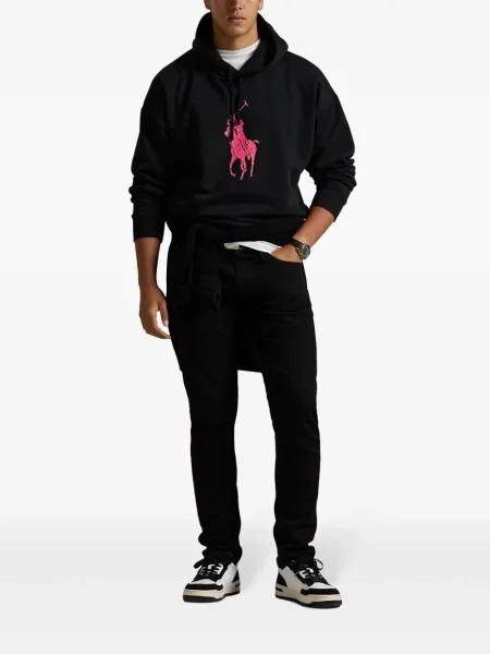 Polo Polo Ralph Lauren cu imagine de lână de costum verde