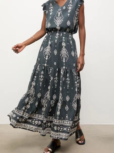 Answear.LAB komplet z wiskozą czarny