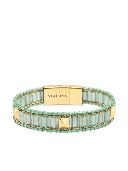 Гривна Nialaya Jewelry зелено