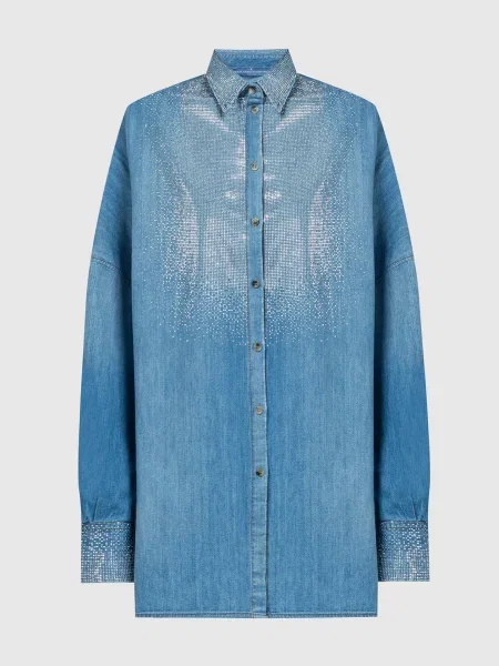 Рубашка Ermanno Scervino голубая