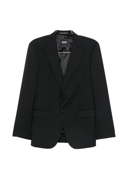 Costum Boss cu rever negru