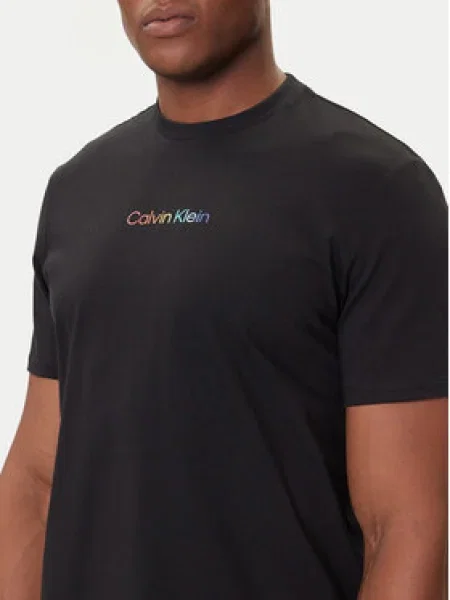 Calvin Klein Jeans Póló Pride Graphic Relaxed Fit fekete