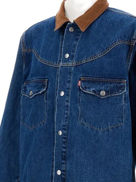 Geacă de blugi Levi's® de catifea cord albastru