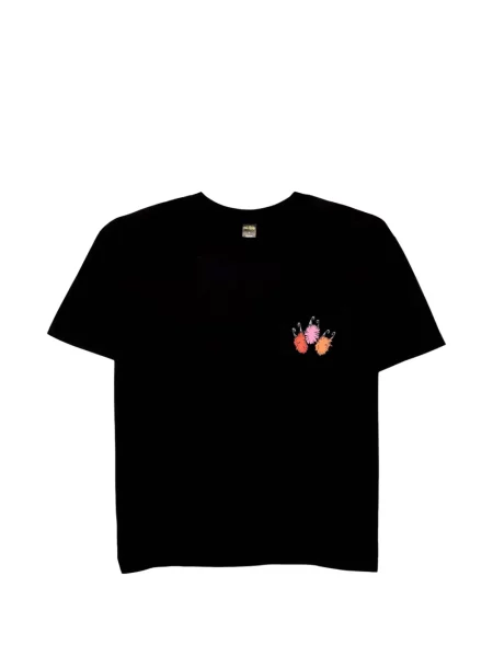Scurt tricou Anti Promo cu imagine negru