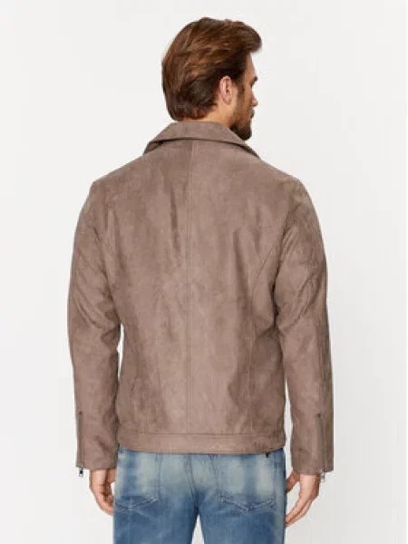 Jack&Jones Dirbtinės odos striukė Smėlio ruda