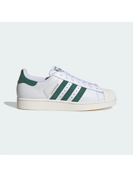 ADIDAS ORIGINALS Tenisky SUPERSTAR II tmavě zelená offwhite bílá