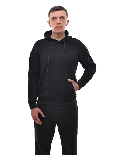 Худі LUMO віскоза/поліестер чорний