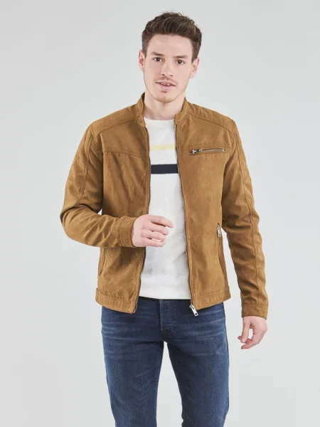JACK & JONES Prijelazna jakna JCORocky' smeđa