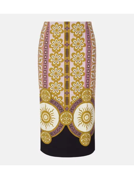 Osłona spódnica ołówkowa La Doublej z nadrukiem