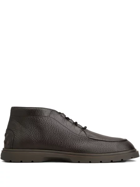 Botine Tod's cu șireturi din dantelă negru