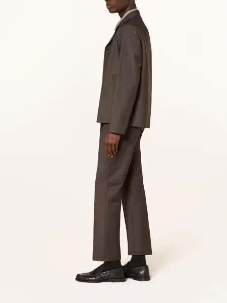 Drykorn Chino Kalhoty Chasy Regular Fit tmavě hnědá