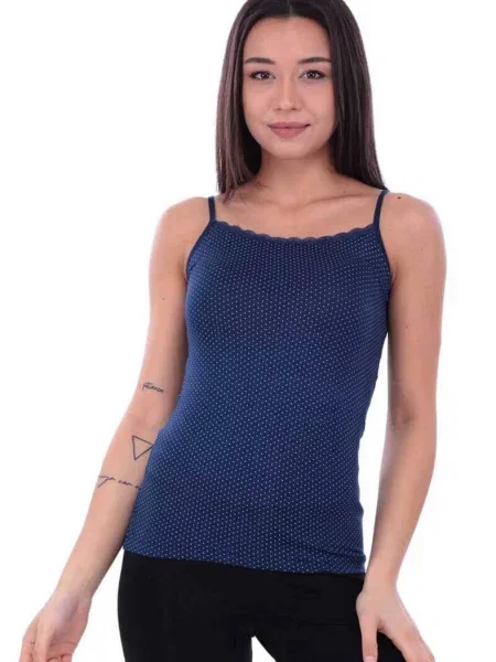 Топ синій