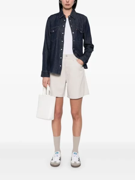 Koszula Levi's z wysoką talią brązowa