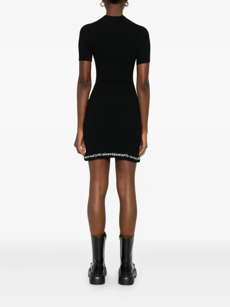 Rochie midi Alexander Wang până la genunchi de costum negru
