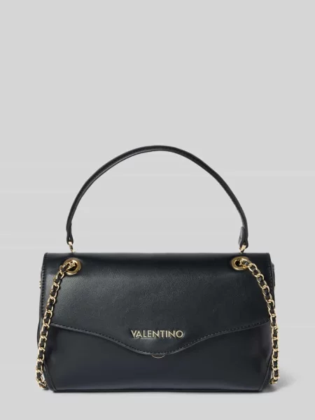 Torebka z detal z logo model NOX' Valentino Bags czarna