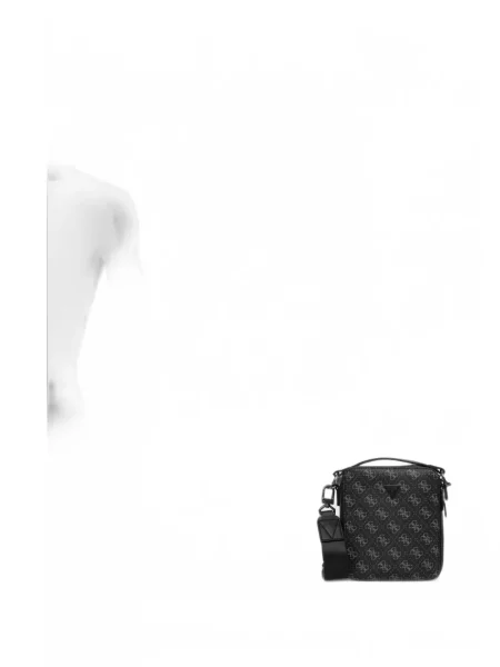 Geantă crossbody Guess cu imagine negru