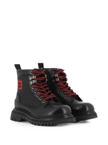 Buty do kostki dziecięce Hugo czarne