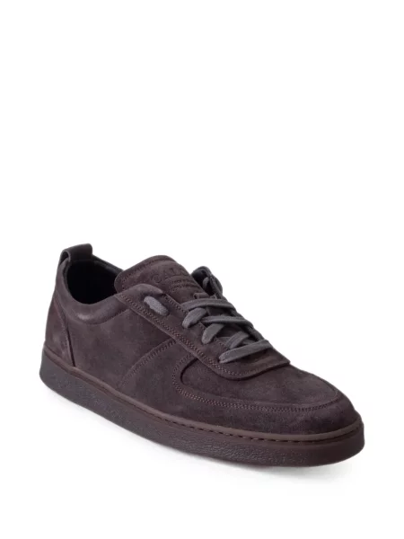 Sneakerși Calce din piele de căprioară gri