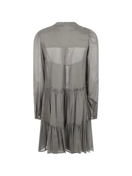 Rochie mini Twinset cu volane verde