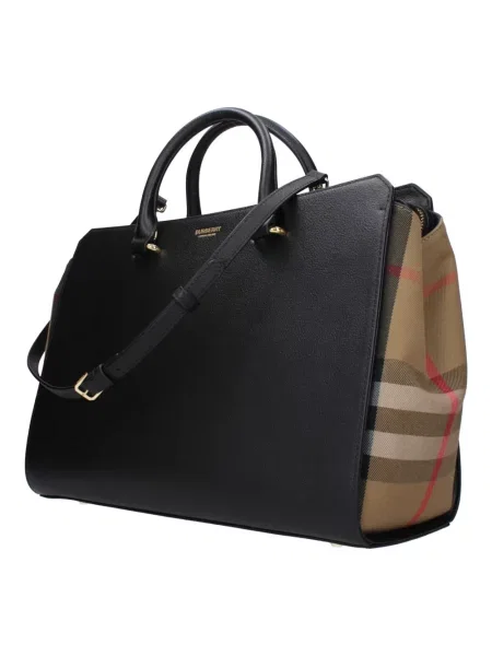 Torebka Burberry skórzana czarna
