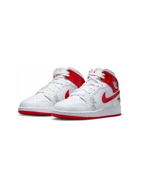 Členkové topánky Nike biela