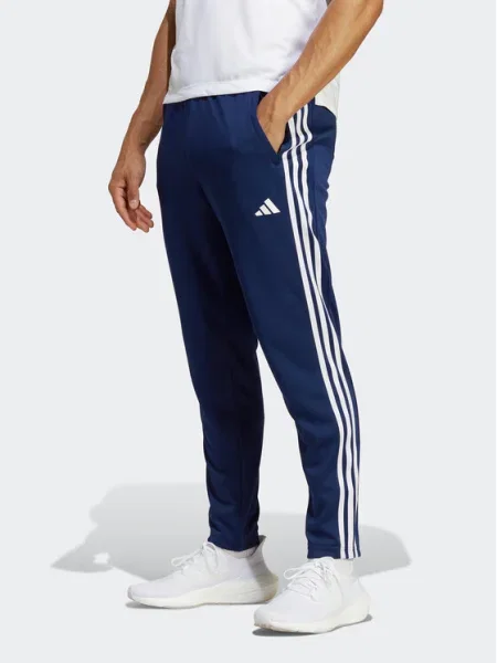 Csíkos melegítőnadrág Adidas sötétkék