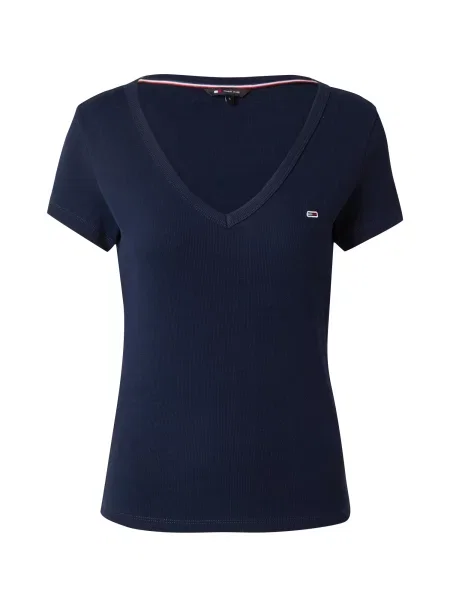 Tommy Jeans Tricou ESSENTIAL bleumarin / roșu alb