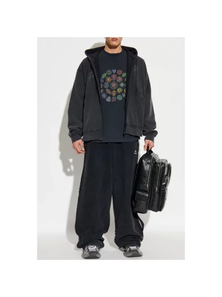 Bluza Balenciaga z nadrukiem czarna