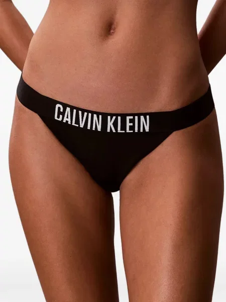Bikini Calvin Klein autogrammal fekete