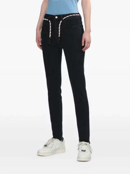 Proste jeansy Apee™ By *a Bathing Ape® czarne