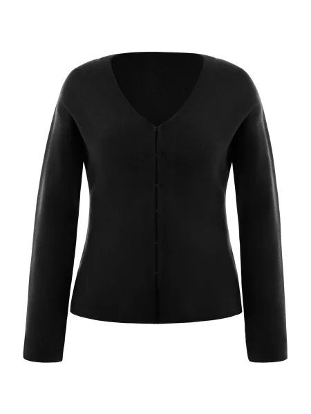 Imily Bela Geacă tricotată negru