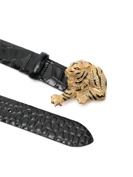 Cu centură curea Roberto Cavalli negru