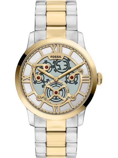 FOSSIL Ceas analogic TOWNSMAN BIG TIC auriu / argintiu