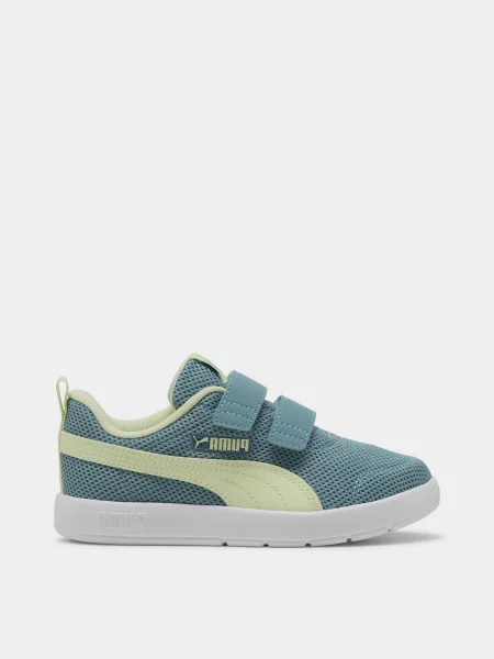 Дитячі Кеди низькі PUMA COURTFLEX V3 MESH морська хвиля текстиль/синтетика