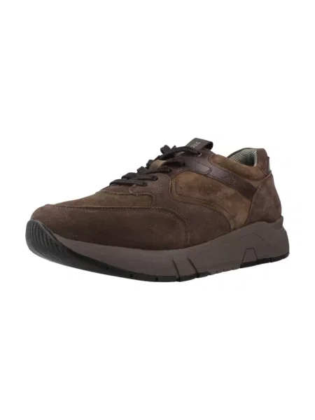 Sneakersy Stonefly skórzane brązowe