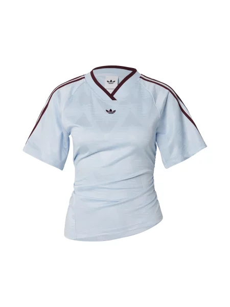 ADIDAS ORIGINALS Tričko svetlomodrá bordová