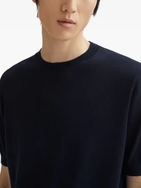 Пуловер Agnona с кръгло деколте черно