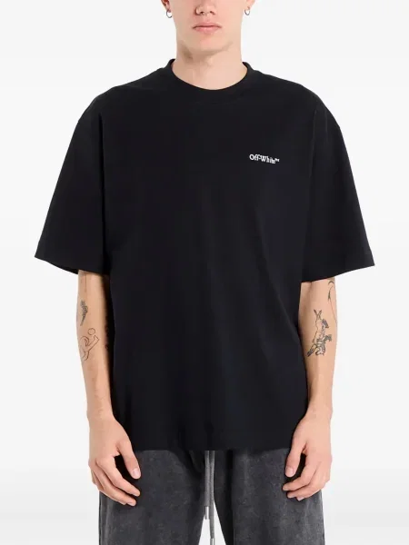 Tricou Off-white cu imagine alb