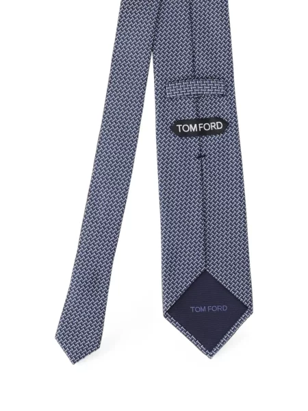 Cravată Tom Ford de mătase albastru