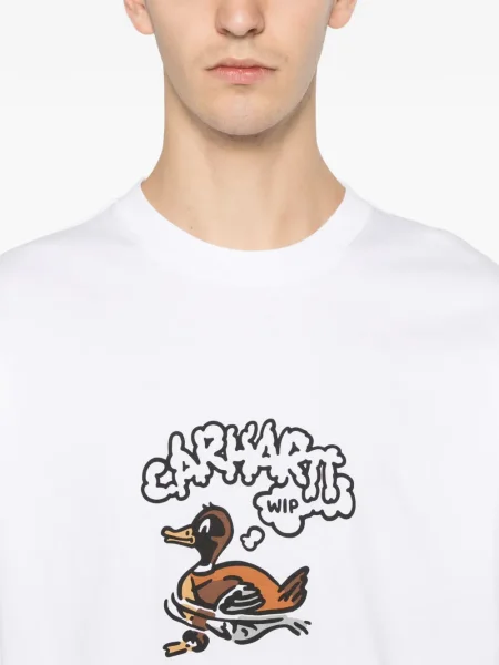 Scurt tricou Carhartt Wip alb