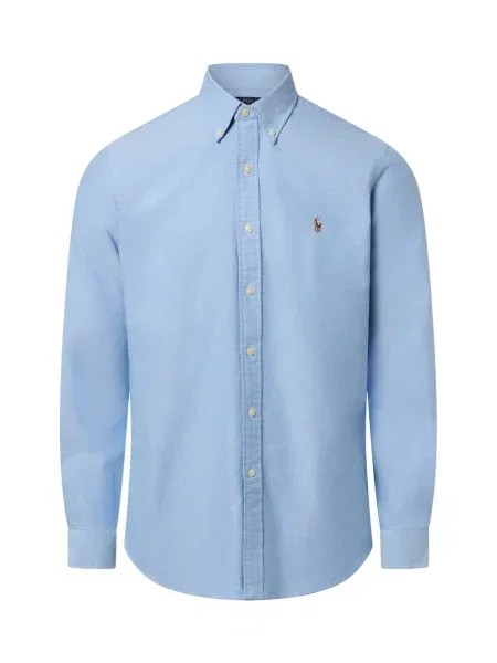 Polo Ralph Lauren Koszula Cupdppcs Błękitny Custom Fit niebieska
