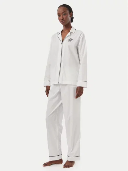 LAUREN RALPH LAUREN Pižama balta