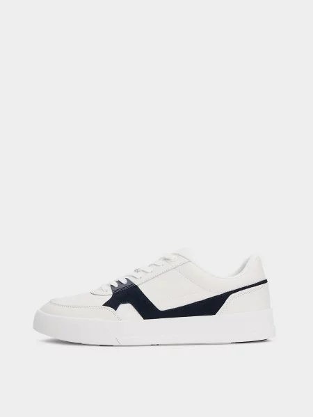 Кожаные кроссовки Tommy Hilfiger белые