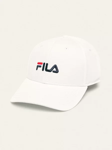 Шапка Fila с апликация бяло