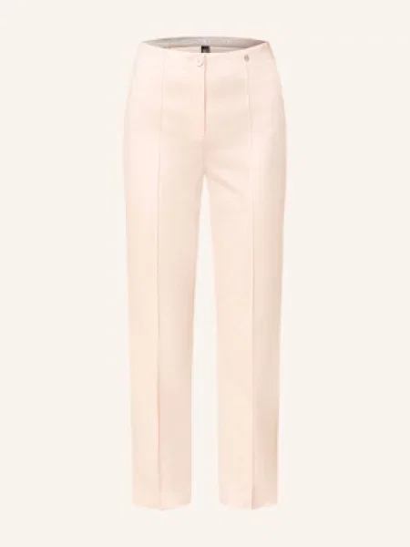 Marc Cain Spodnie Dżersejowe beige beżowe