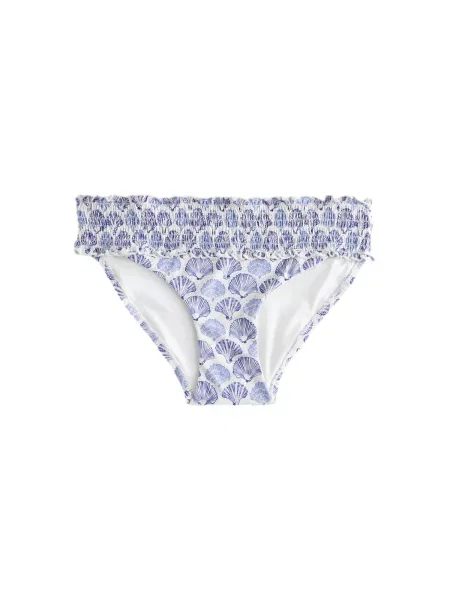 Next Slip costum de baie albastru / albastru deschis alb