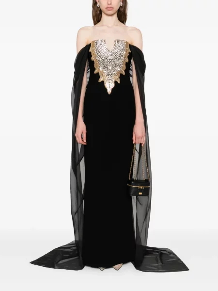 Rochie maxi Jean-louis Sabaji de costum negru