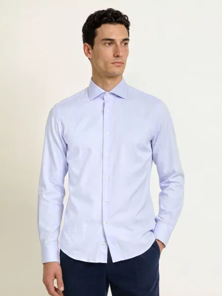 Van Laack Košile Vl-Rivara-Tf Tailored Fit tmavě modrá