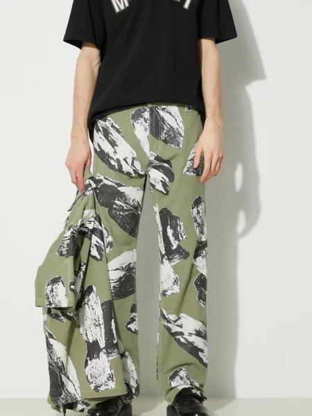 Market spodnie Talus Work Pants proste zielony